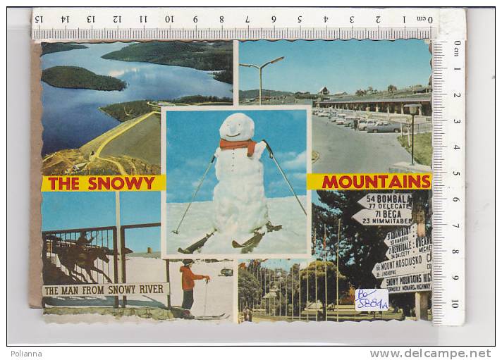 PO5884A# AUSTRALIA - SNOWY MOUNTAINS - PUPAZZO DI NEVE - SNOWMAN  VG - Altri & Non Classificati