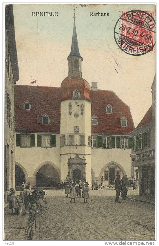 Benfeld Rathaus 1910 - Benfeld