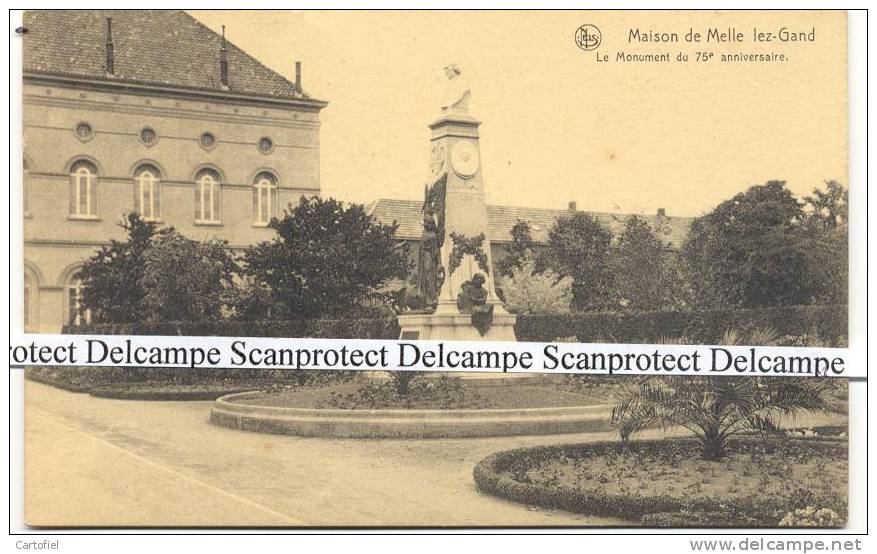 MELLE-MAISON DE MELLE-LE MONUMENT DU 75 ANNIVERSAIRE - Melle