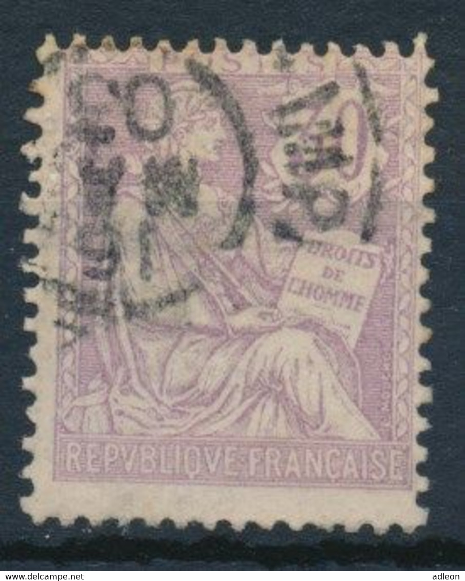 France-30c Violet YT 128 Obl. - 1900-02 Mouchon