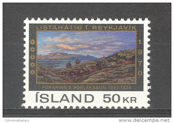 (SA0579) ICELAND, 1970 (Arts Festival, Raykjavik). Mi # 446. MNH** Stamp - Neufs
