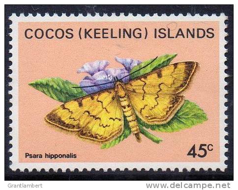 Cocos (Keeling) Islands 1982 Butterflies & Moths 45c MNH  SG 93 - Cocos (Keeling) Islands