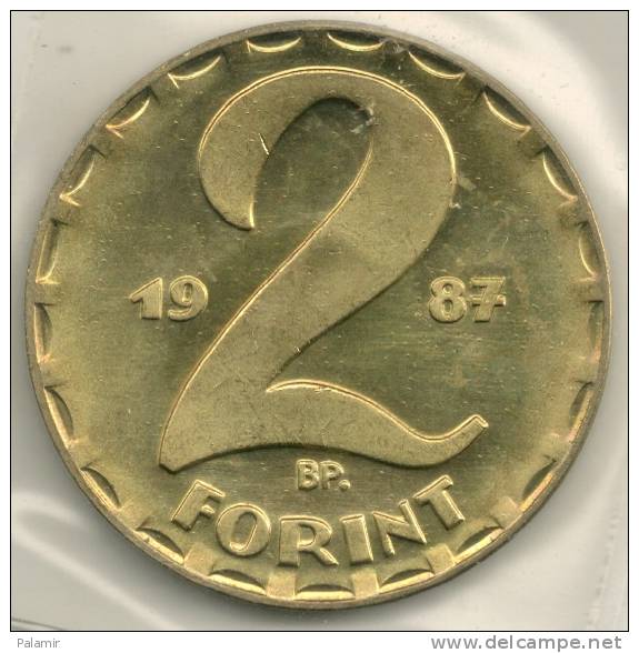 Hungary Ungheria 2  Forint  KM#591  1987 - Hungary