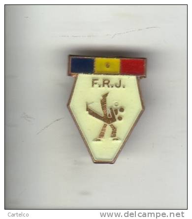 Romanian Judo Federation Pin Badge - Judo