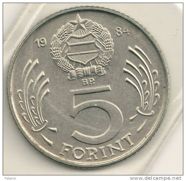 Hungary Ungheria 5  Forint  KM#635  1984 - Hongrie