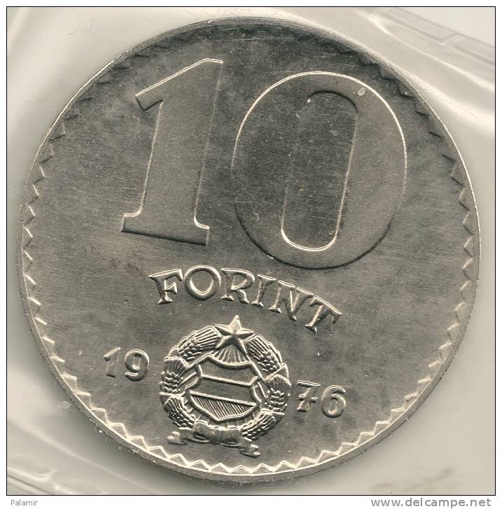 Hungary Ungheria  10  Forint  KM#595  1976 - Hongrie