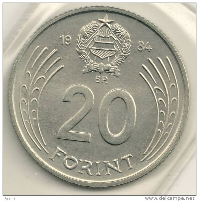 Hungary Ungheria  20  Forint  KM#630  1984 - Hongrie