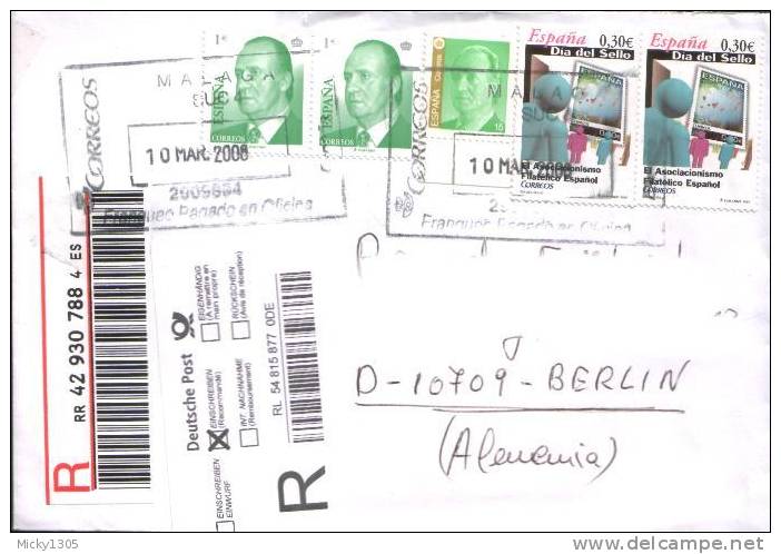 Spanien / Spain - Einschreiben / Registered Letter (094) - Storia Postale