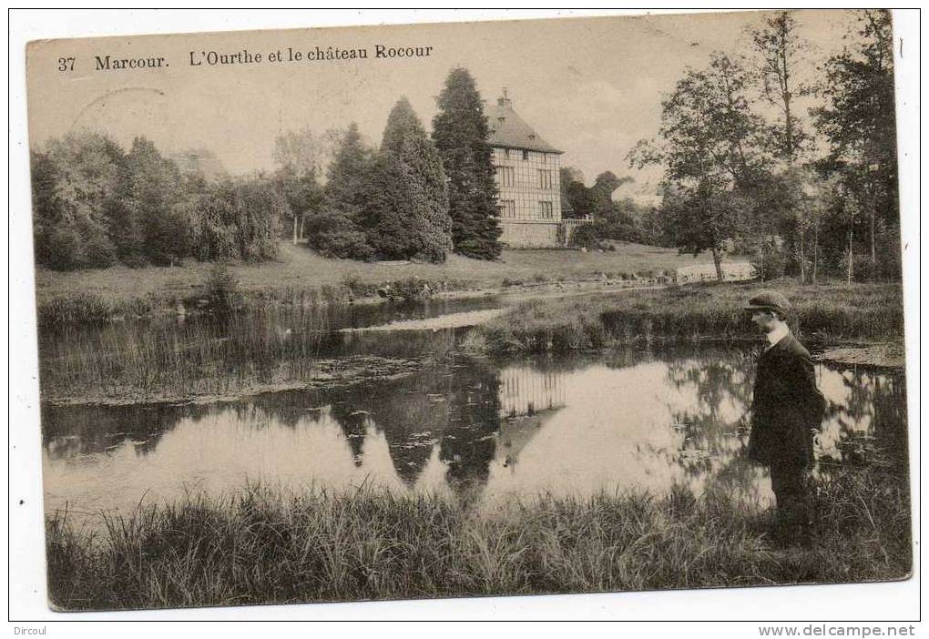 13399  -     Marcour   L'ourthe  Et Le  Château  Rocour - Rendeux