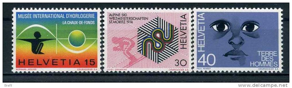 1973, Svizzera, Propaganda , Serie Completa Nuova (**) - Unused Stamps