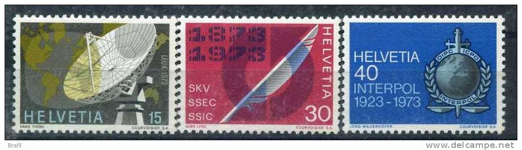 1973, Svizzera, Propaganda , Serie Completa Nuova (**) - Unused Stamps