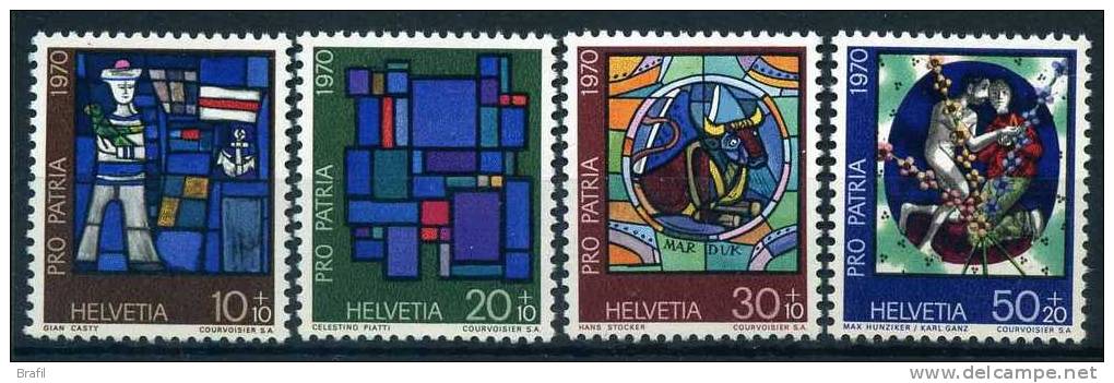 1970 Svizzera, Pro Patria , Serie Completa Nuova (**) - Unused Stamps