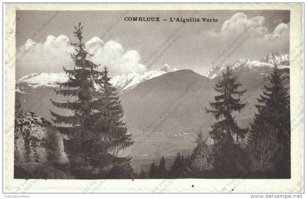 COMBLOUX Haute Savoie 74 : L'Aiguille Verte - Combloux
