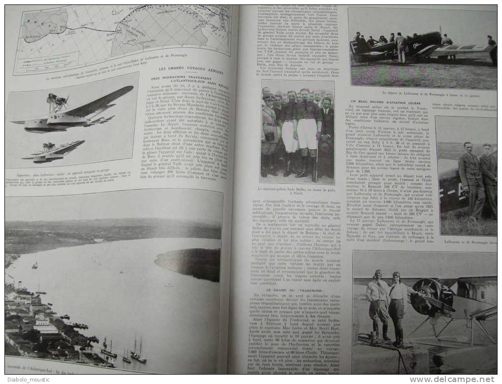 1331: Onze HYDRAVIONS Traversent L' ATLANTIQUE ; Mort Du Cygne ; Lettres Proust à La Comtesse; COROT ;l' ARLBERG ; Esp - L'Illustration