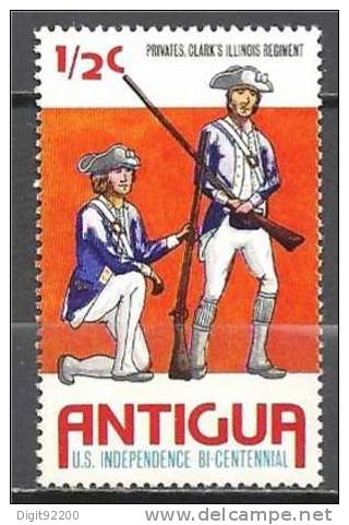 1 W Valeur Unused, Neuve - ANTIGUA - SOLDIER - N° 1260-49 - 1960-1981 Autonomie Interne