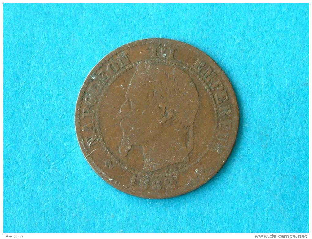 1862 K - DEUX CENTIMES / KM 796.6 ( For Grade, Please See Photo ) !! - Autres & Non Classés