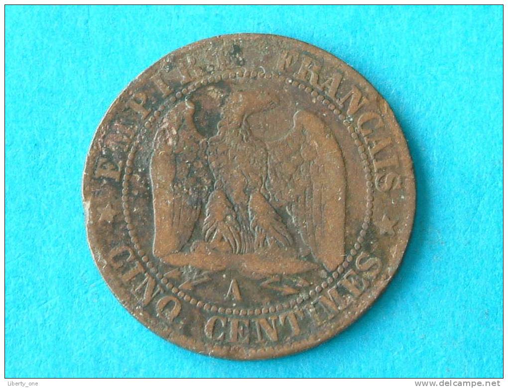 1857 A - CINQ CENTIMES / KM 777.1 ( For Grade, Please See Photo ) !! - Autres & Non Classés