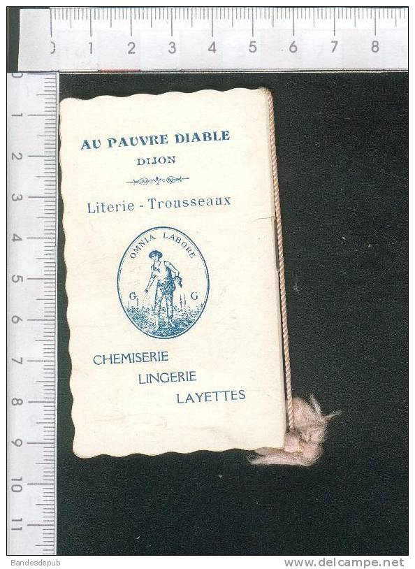 Dijon Au Pauvre Diable Très Jjoli Carnet Calendrier Publicitaire 1912 - Petit Format : 1901-20