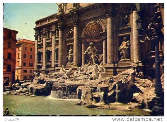 Roma - Fontana Di Trevi - 15 - Viaggiata - Fontana Di Trevi