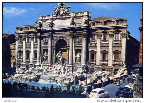 Roma - Fontana Di Trevi - 231 - Viaggiata - Fontana Di Trevi