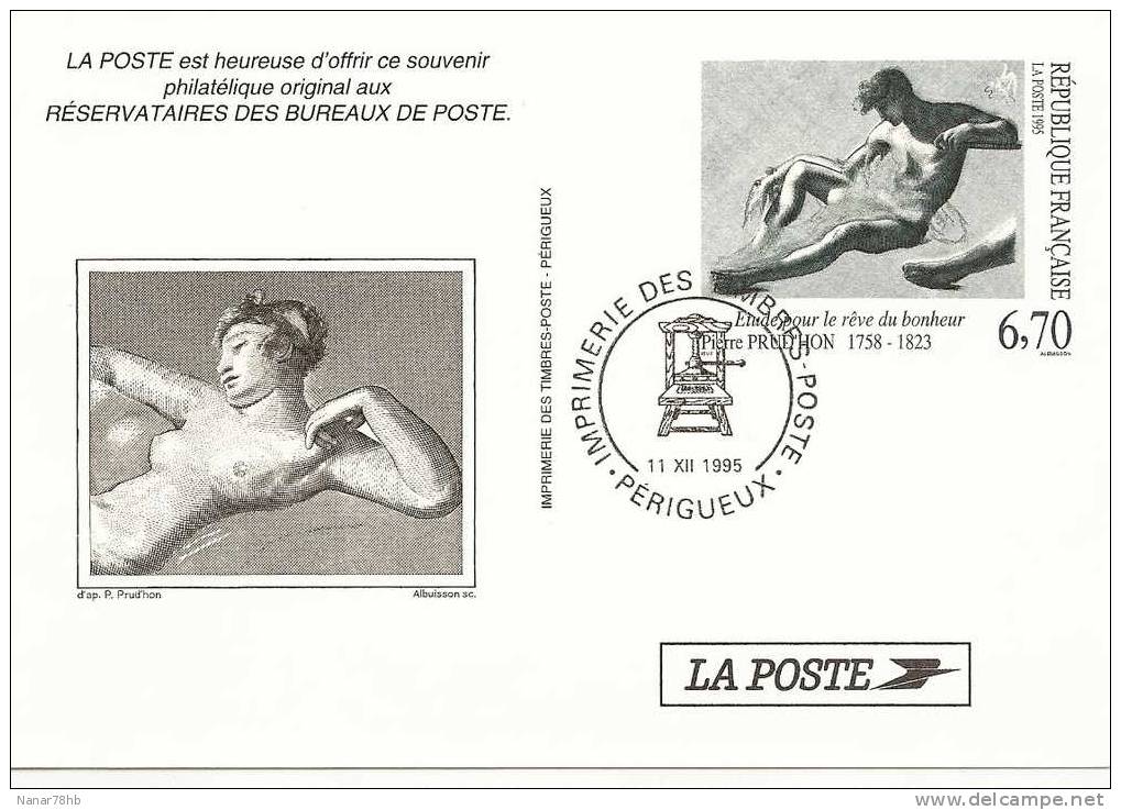 Souvenir Philatélique Pour Les Réservataires Des Bureaux De Poste - Covers & Documents