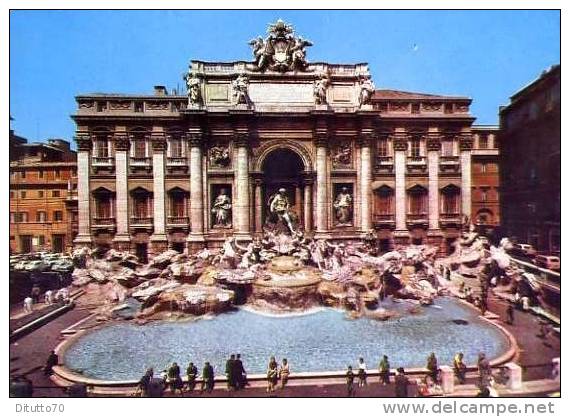 Roma - Fontana Di Trevi - 1123 - Viaggiata - Fontana Di Trevi