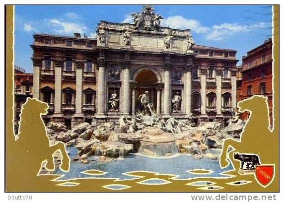 Roma - Fontana Di Trevi  -  Viaggiata - Fontana Di Trevi
