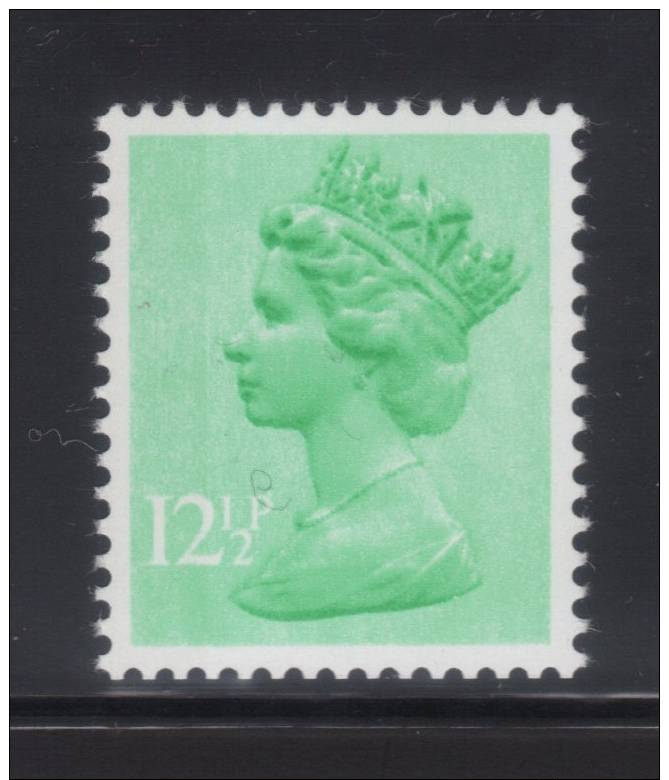 GB - 1982 12 1/2p Light Emerald (1 Band At Left) - SG X899Ea - Unmounted Mint MNH ** - Série 'Machin'