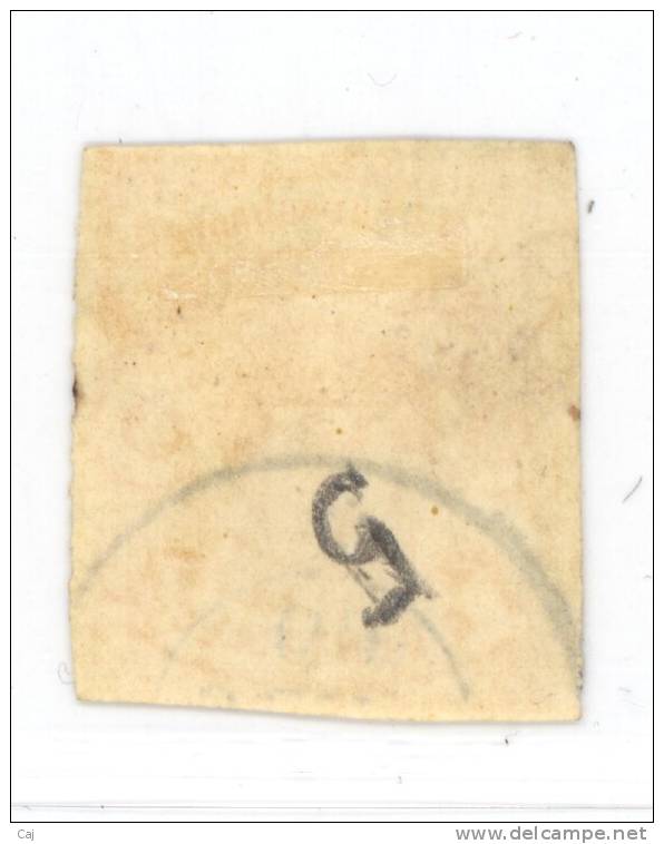 Luxembourg  :  Yv  5  (o)              ,    N2 - 1859-1880 Stemmi