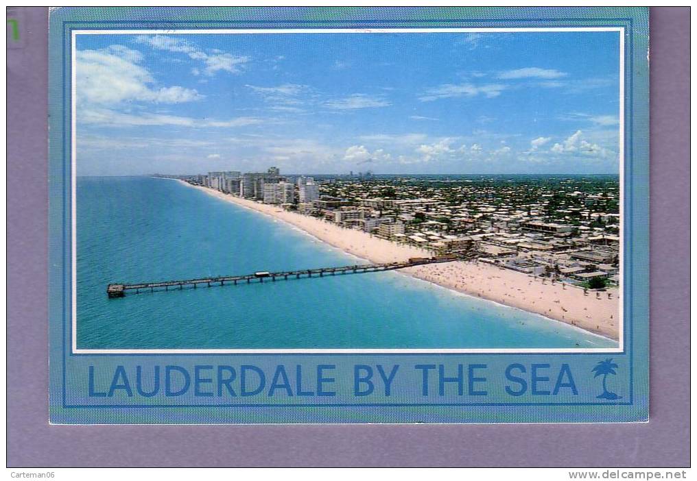 Etats-Unis - Lauderdale By The Sea - An Aerial View Of The Fishing Pier - Fort Lauderdale