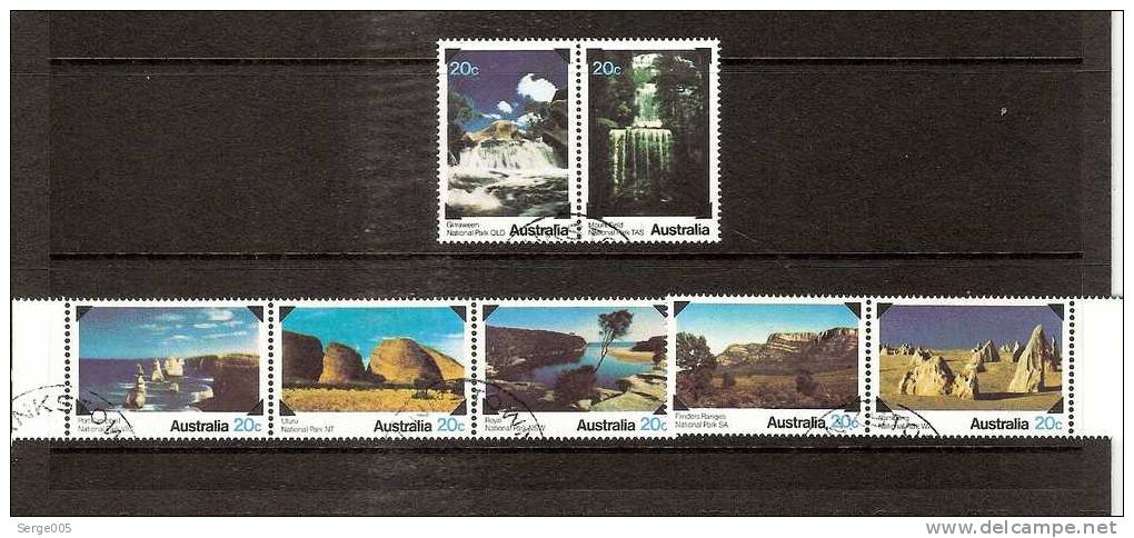 COLLECTION  AUSTRALIE   VENTE    PX  /   38   OBLITERES - Collections