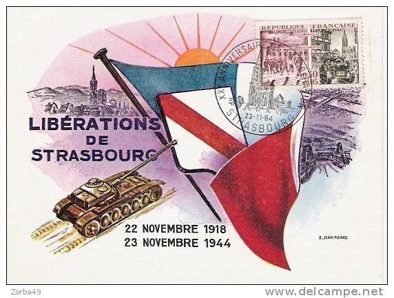 LIBERATION DE STRASBOURG XXème Anniversaire - Strasbourg