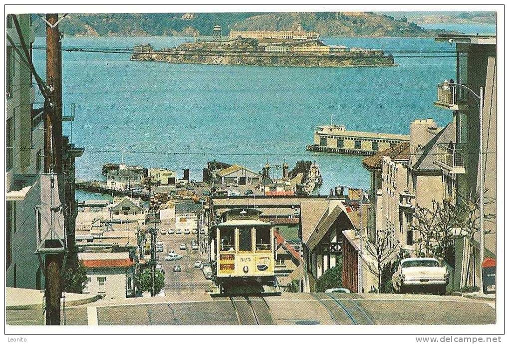 Cable Car On San Francisco Hil 1959 - San Francisco