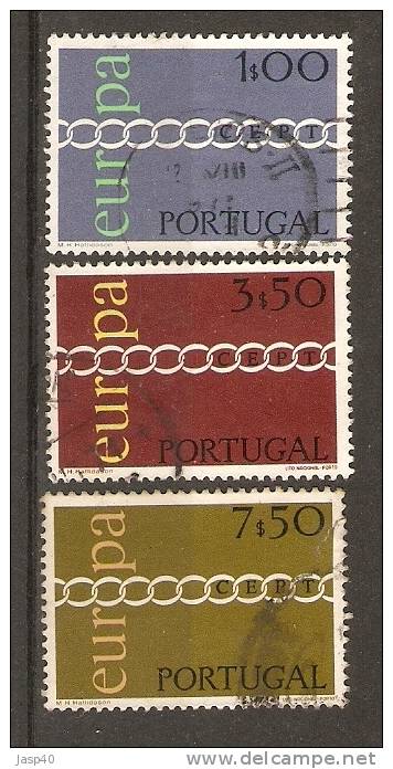 D - PORTUGAL AFINSA 1097/1099 - SÉRIE USADA - Usado