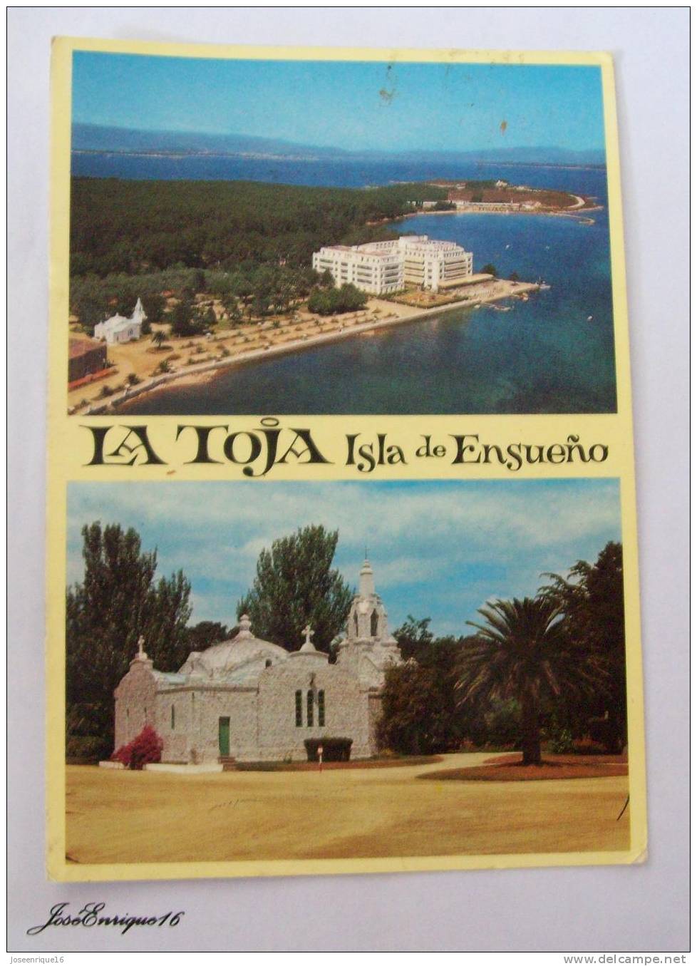 LA TOJA, ISLA DE ENSUEÑO. GRAN HOTEL Y CAPILLA. N° 15 - Pontevedra