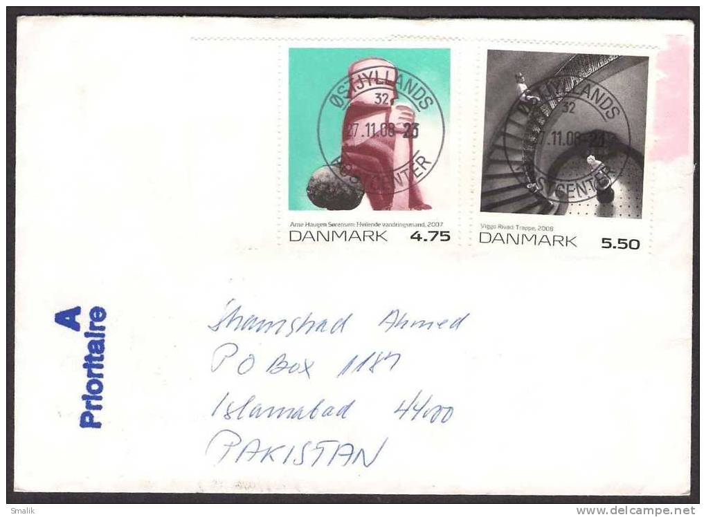 Postal Used Cover From DANMARK Denmark 27-11-2008 - Covers & Documents