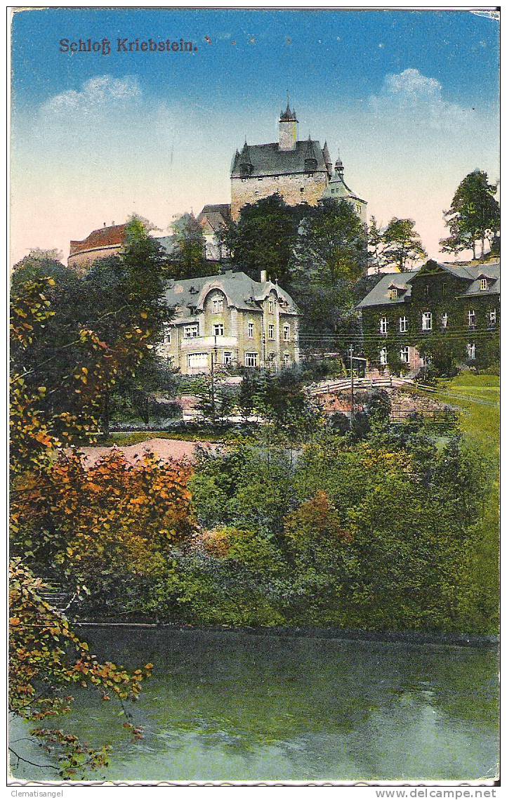 TOP!! SCHLOSS KRIEBSTEIN * 1919 *!! - Waldheim