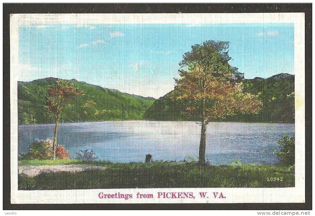 Greetings From PICKENS West Virginia 1937 - Otros & Sin Clasificación