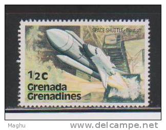 Greneda 1978 MNH, Space Shuttle, Blast Off, - Amérique Du Sud