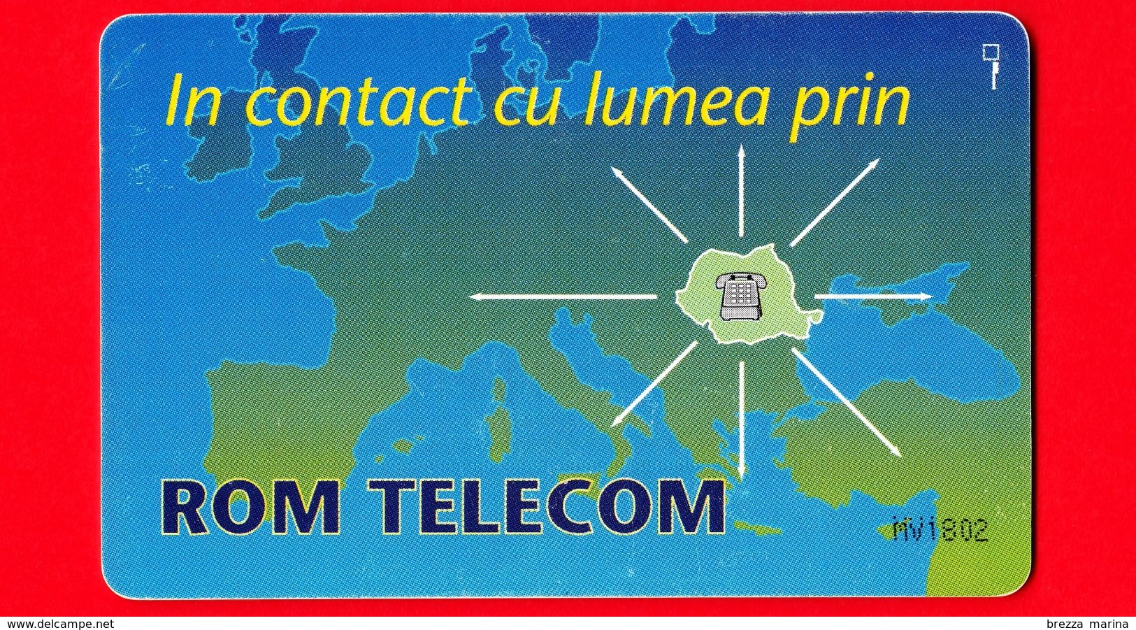 ROMANIA - Scheda Telefonica - CHIP - Romtelecom - 1995 - Disegno Astratto - 10000 - Roumanie