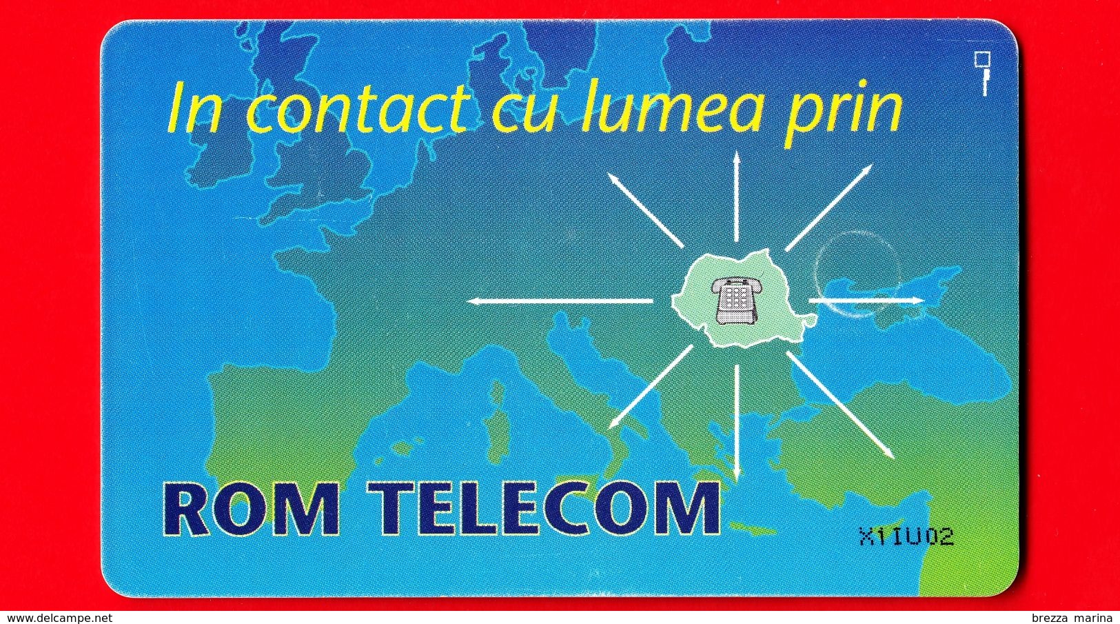 ROMANIA - Scheda Telefonica - CHIP - Romtelecom - 1995 - Disegno Astratto - 20000 - Rumänien