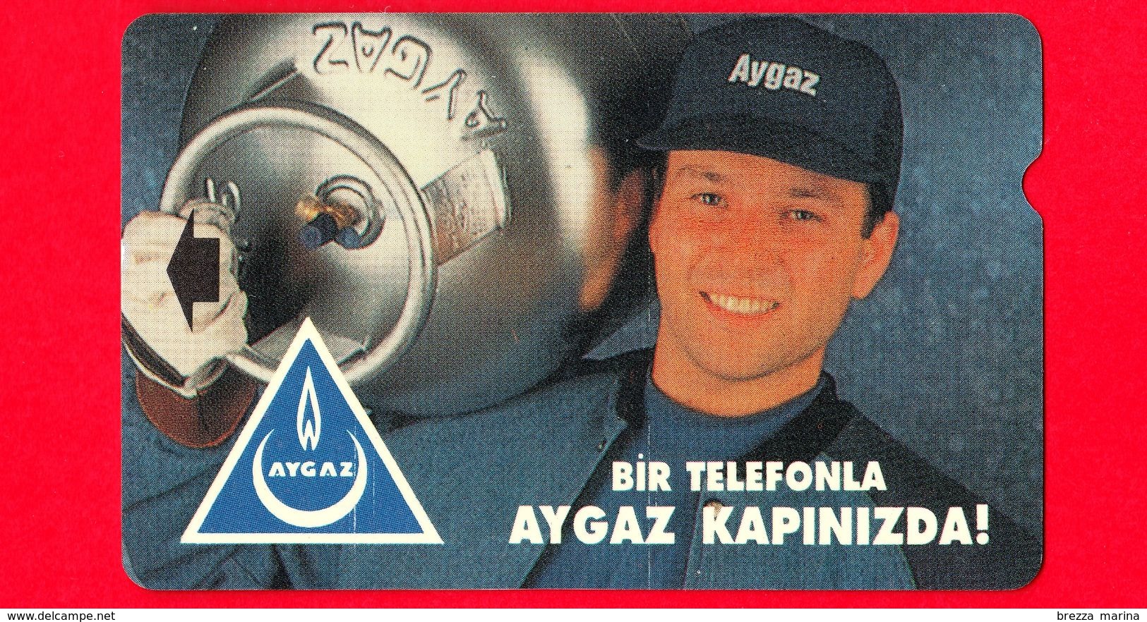 TURCHIA - Scheda Telefonica - Turk Telekom - 1966 - Aygaz - 60 - Turkey