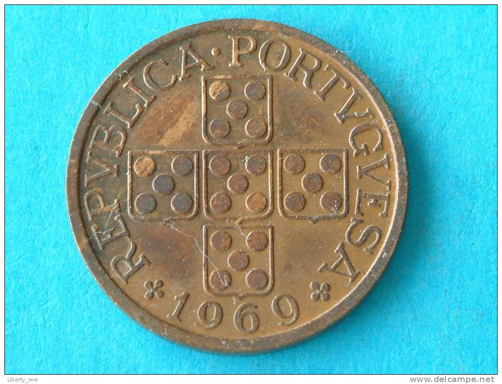 1969 - 1 ESCUDO / KM 597 ( For Grade, Please See Photo ) !! - Portugal