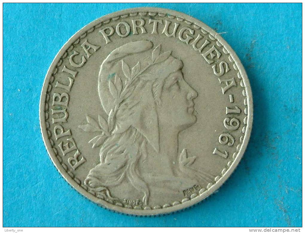 1961 - 1 ESCUDO / KM 578 ( For Grade, Please See Photo ) !! - Portugal