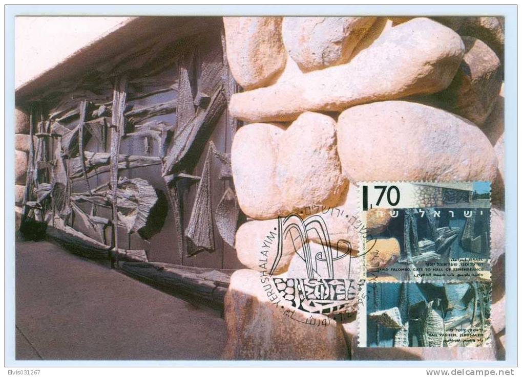 Israel MC - 1995, Michel/Philex No. : MCB.7 Sculpture, - MNH - *** - Maximum Card - Maximumkaarten
