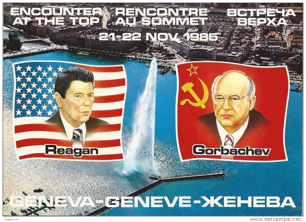 2216 - Rencontre Au Sommet Reagan - Gorbachev Genève 21.22.11.1985 - Evènements