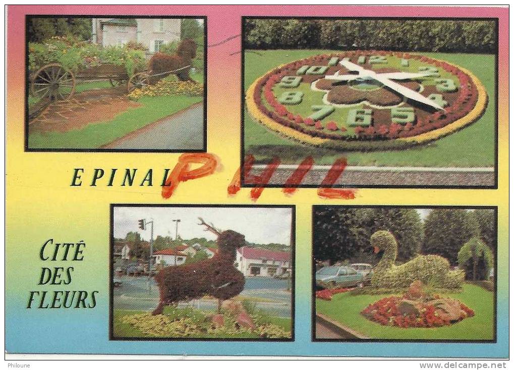 Epinal, Cité Des Fleurs - Carte Multivues Ref 1103-767 - Epinal