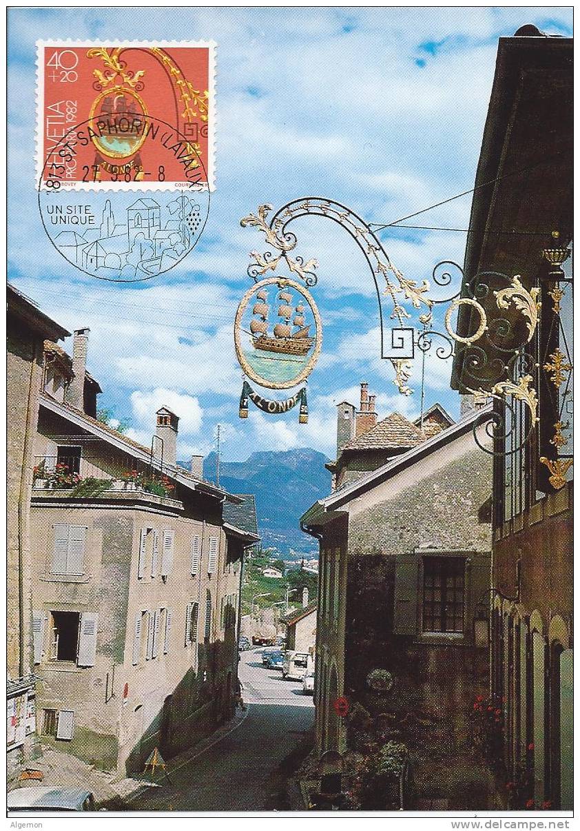 2232 - Carte Maximum  St-Saphorin Lavaux - Saint-Saphorin