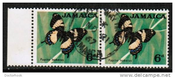JAMAICA  Scott #  223  VF USED Pair - Jamaica (1962-...)