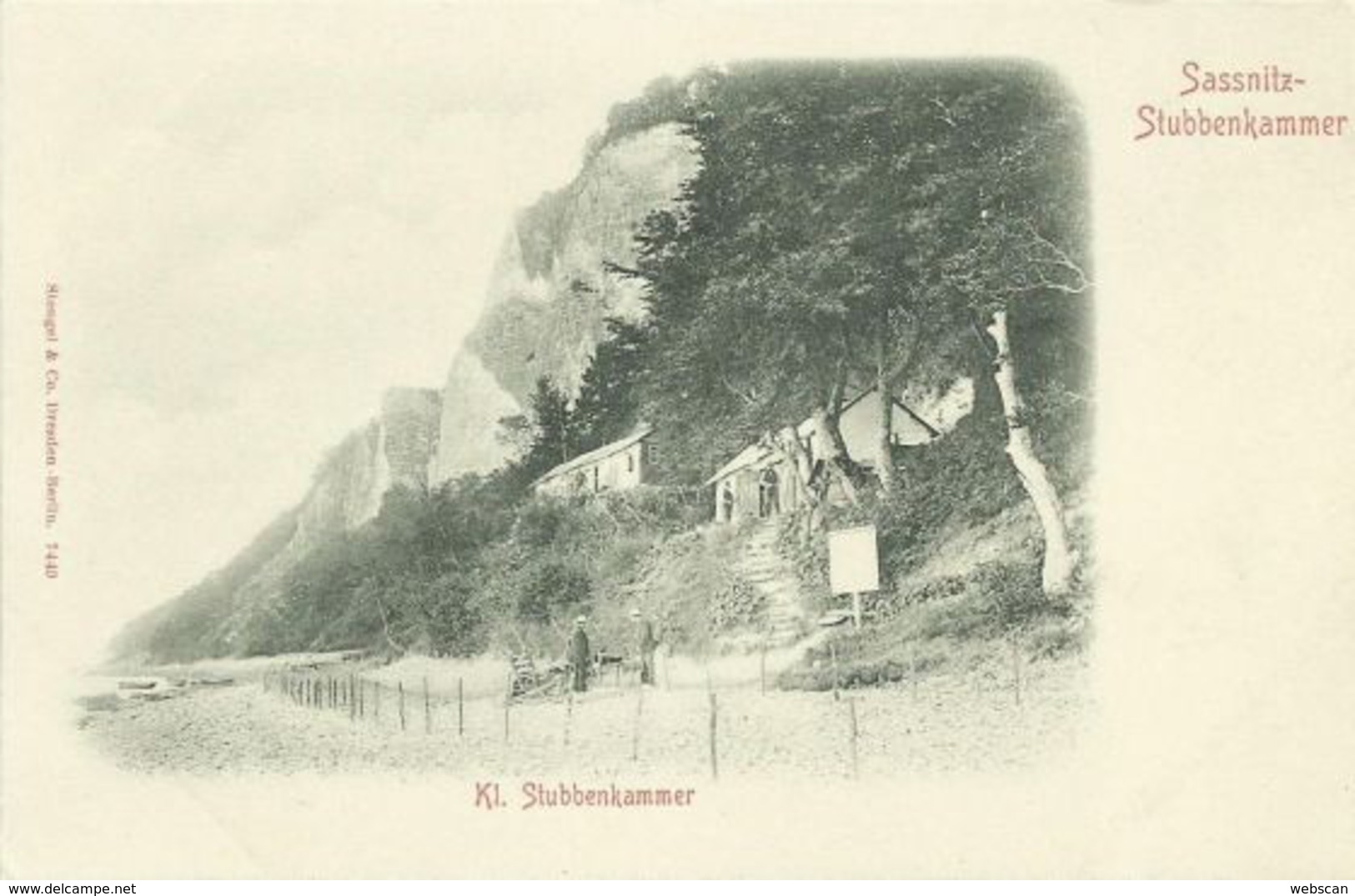 AK Rügen Sassnitz Kleine Stubbenkammer ~1900 #23 - Rügen